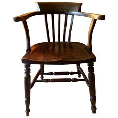 Vintage Smokers Bow Elbow Chair