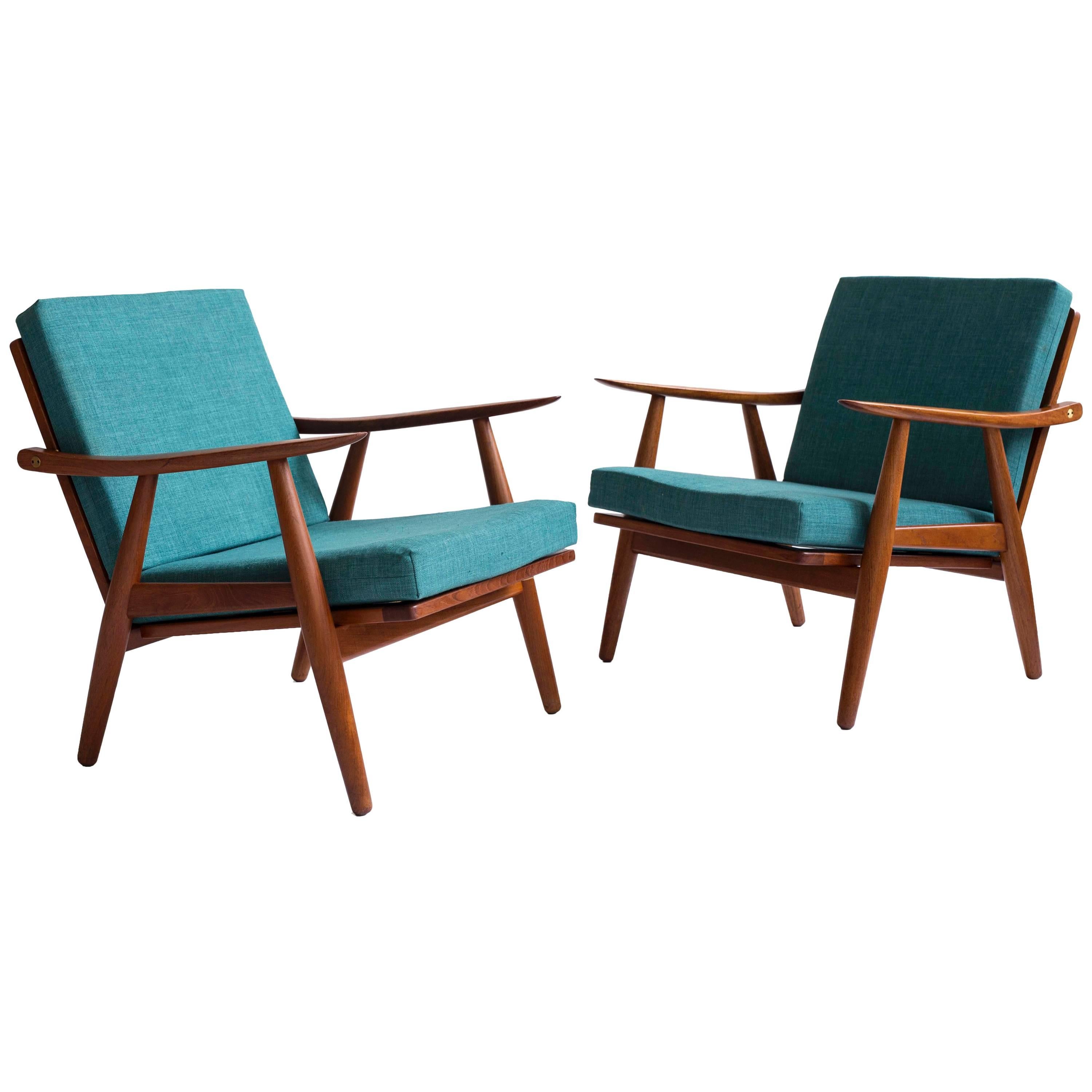 Pair of Hans J. Wegner GE270 Chairs for GETAMA