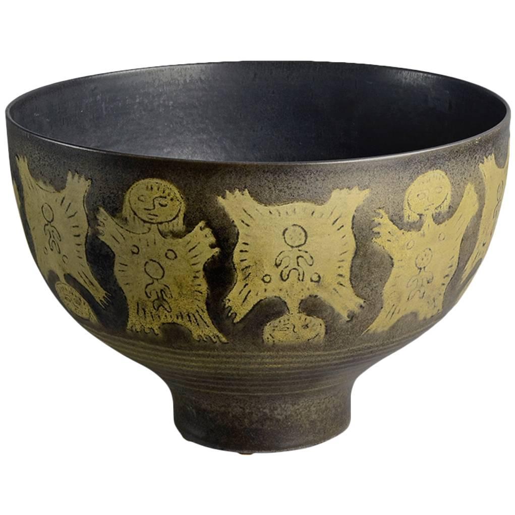 Monumental Bowl by Edwin and Mary Scheier For Sale