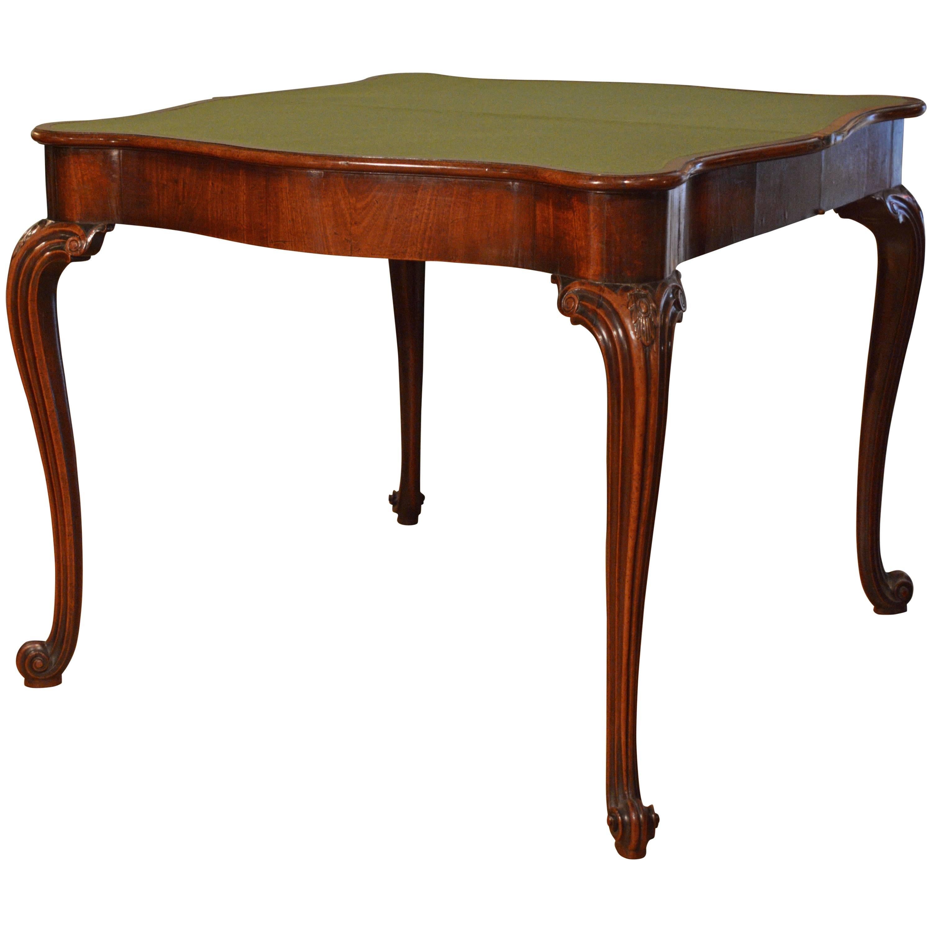 Fine 18th Century Mahogany Card Table For Sale