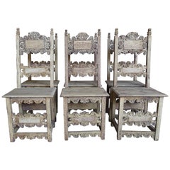 Set of 18th Century Italian Dining Chairs