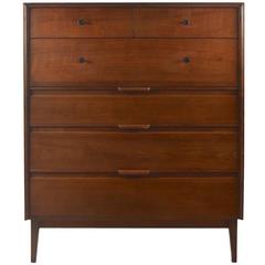 Mid-Century High Boy Chest by American of Martinsvile