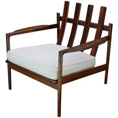 Ib Kofod-Larsen Designed Brazilian Rosewood Lounge Chair