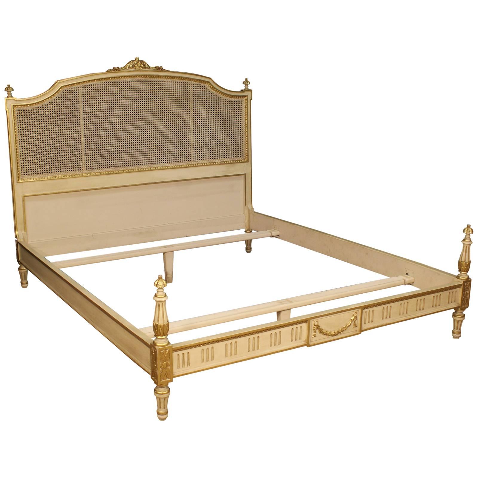 20th Century Italian Double Bed in Louis XVI Style