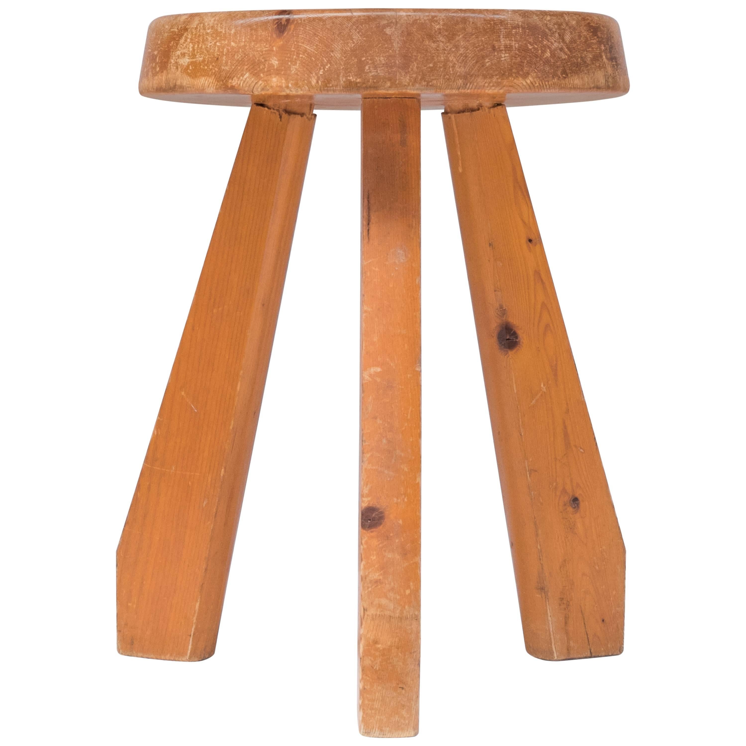 Charlotte Perriand 'Sandoz' Stool, France, 1960s For Sale