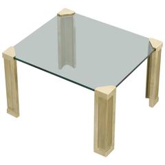 Impressive Brass Side Table by Peter Ghyczy 6