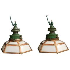 Railway Platform Gas Lights