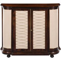 William IV Breakfront Rosewood Side Cabinet of Elegant Small Proportions