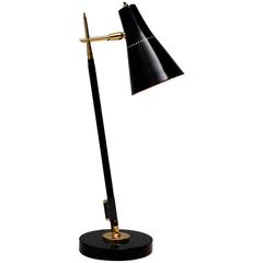 Giuseppe Ostuni Black Table Lamp for O-Luce 2
