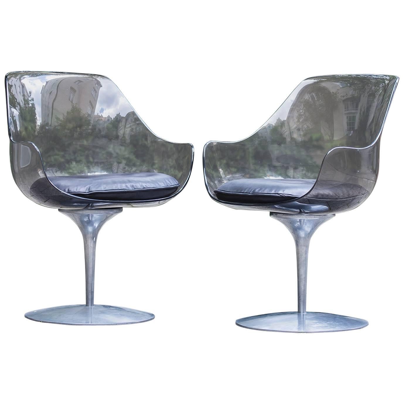 Two Laverne Champagne Chairs