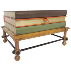 Vintage Rare Table in the Form of Stacked Books by John Dickinson, circa 1960s