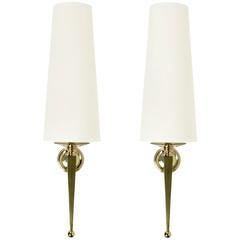 1950 Maison Arlus Pair of Sconces