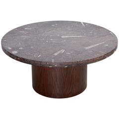 Heinz Lilienthal Coffee Table with Fossil Stone Top 7
