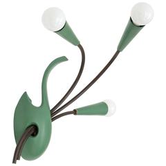 Unique Italian Modernist Wall Light, 1950s 2