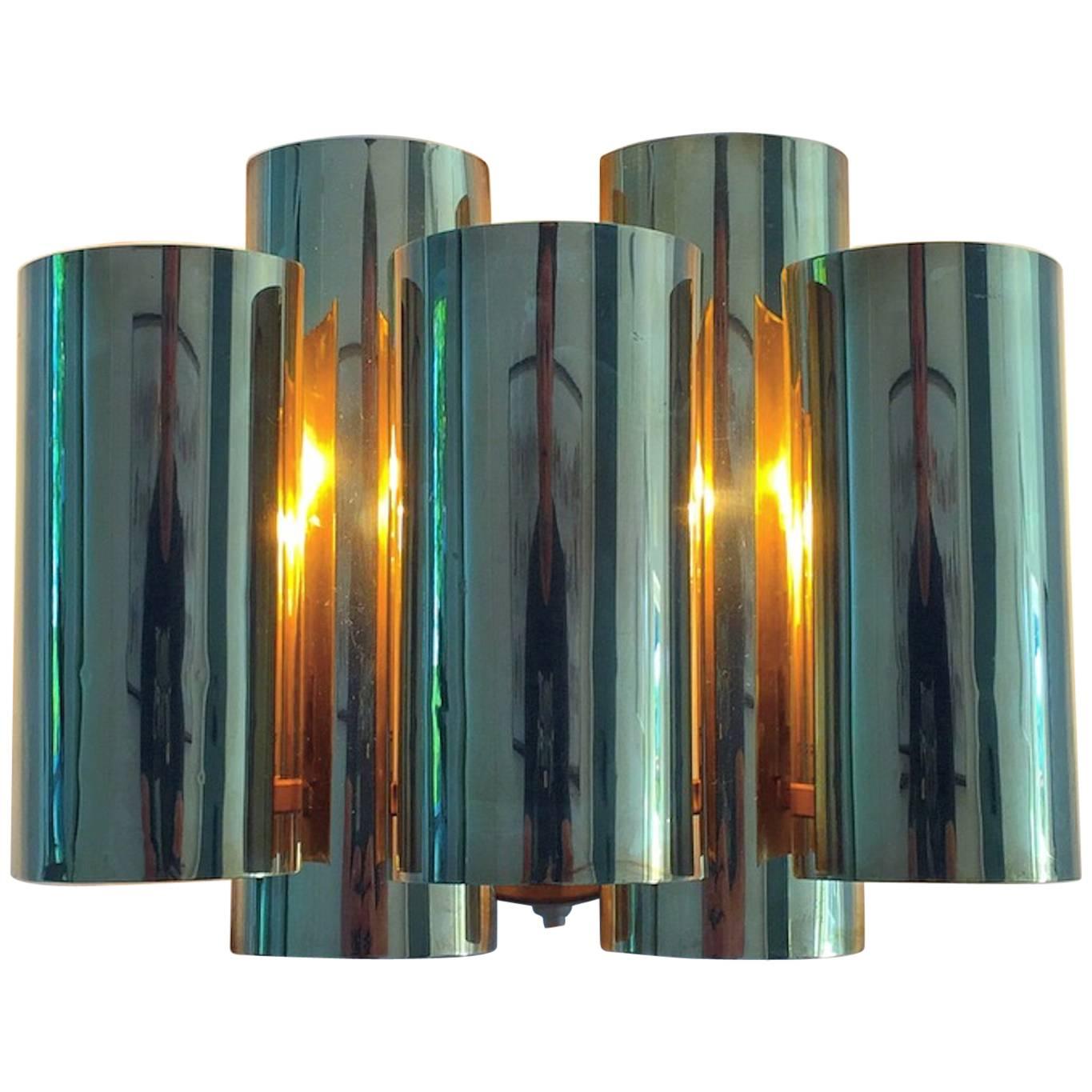 Mid century Brass Sconce by Danish Svend Aage Holm Sørensen