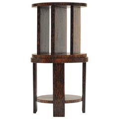 Eugene Printz Art Deco Rotating Library Gueridon 1