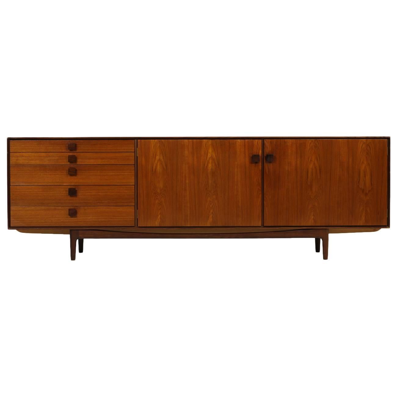 Large 1960s Ib Kofod-Larsen Teak Sideboard Mid-Century Modern Design