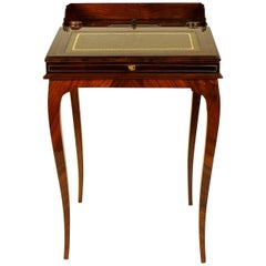 Small 19th Century Mahogany Bonheur de Jour or Ladie's Desk 