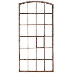 Antique Painted Metal Window Frame, France, circa 19th Century