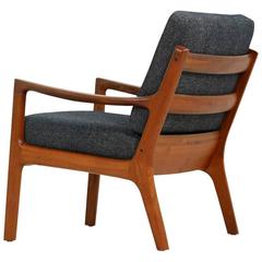 Ole Wanscher 1960s Teak Easy Chair Senator Series Danish Modern 'a'