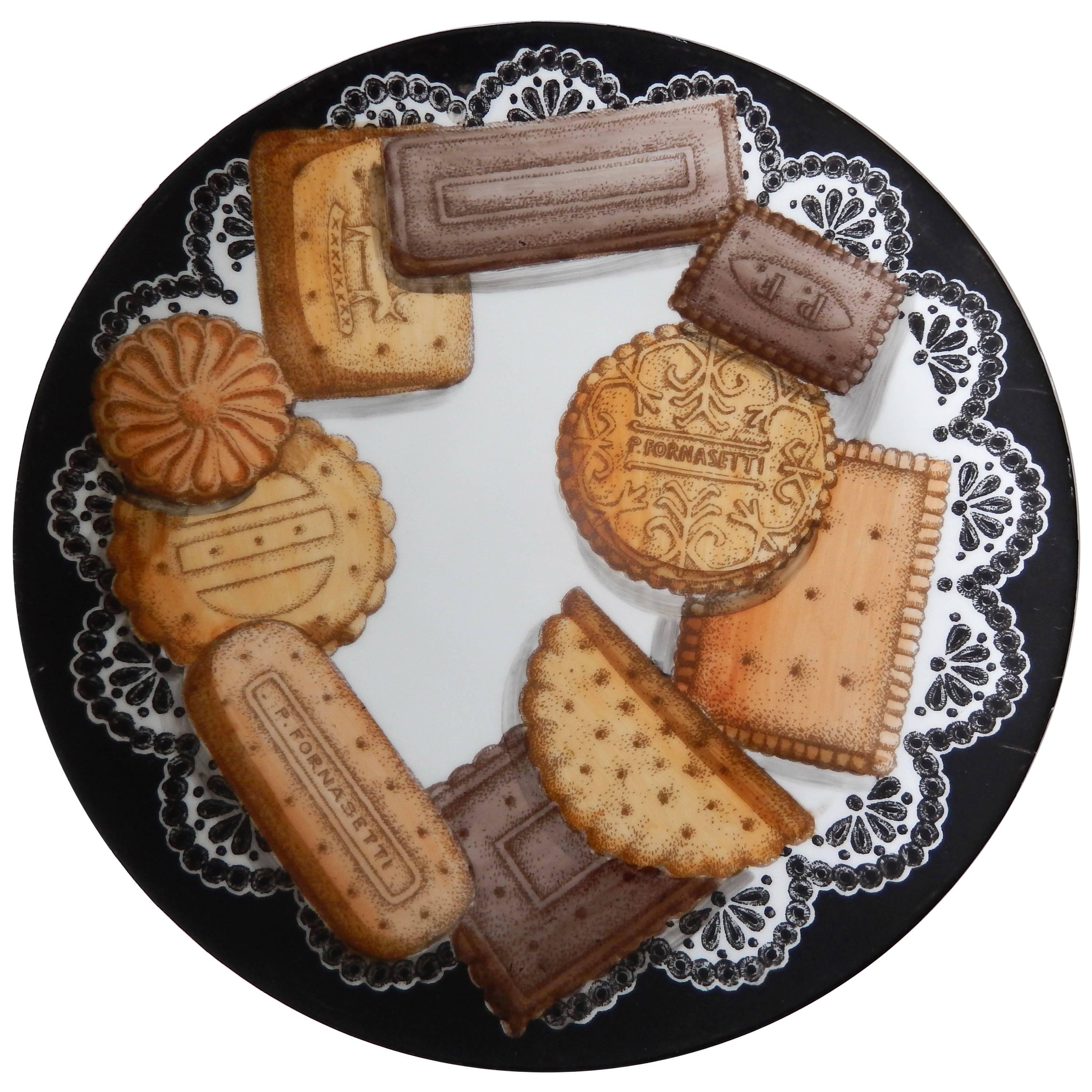 Mid-Century Fornasetti "Biscotti" Plate, #6