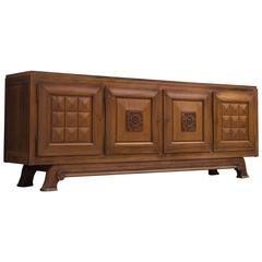 Gaston Poisson Large Art Deco Credenza 1
