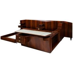 Important Headboard and Double Bed by Gio Ponti 10