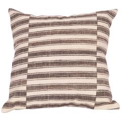 Pillow Made Out of an Anatolian Turkish, Mid-20th Century Kilim