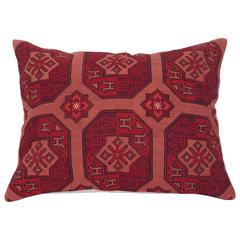 Pillow Made Out of an Early 20th Century Central Asian Cross Stitch Embroidery