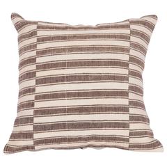 Pillow Made Out of an Anatolian Turkish Mid-20th Century Kilim