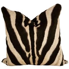 Double-Sided Zebra Hide Pillow 10