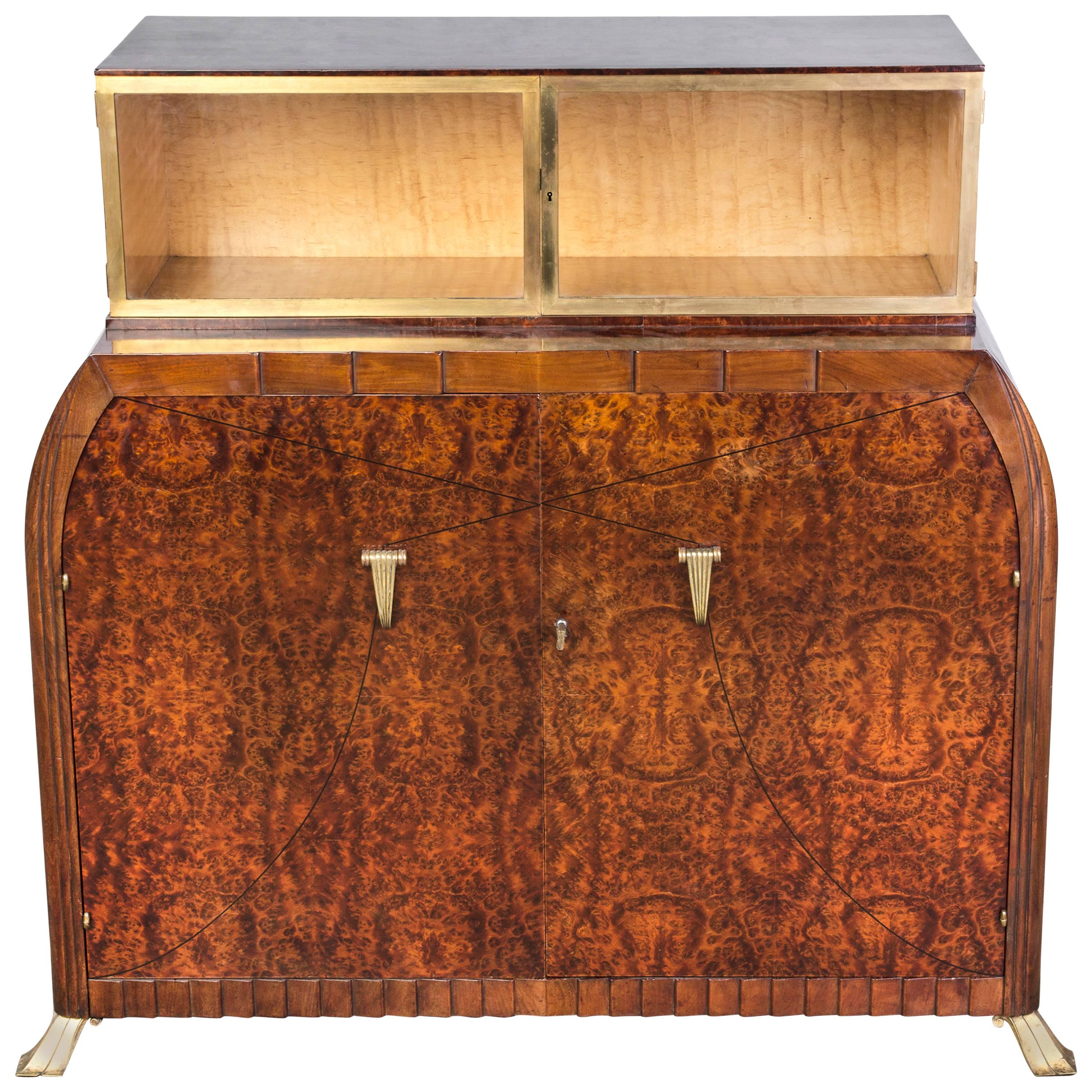 Magnifique commode d'appoint Art déco par Roger Bal en vente