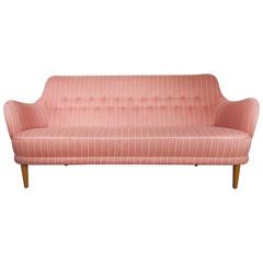 Mid-20th Century Three-Seater Carl Malmsten Samsas Sofa by O.H Sjogren