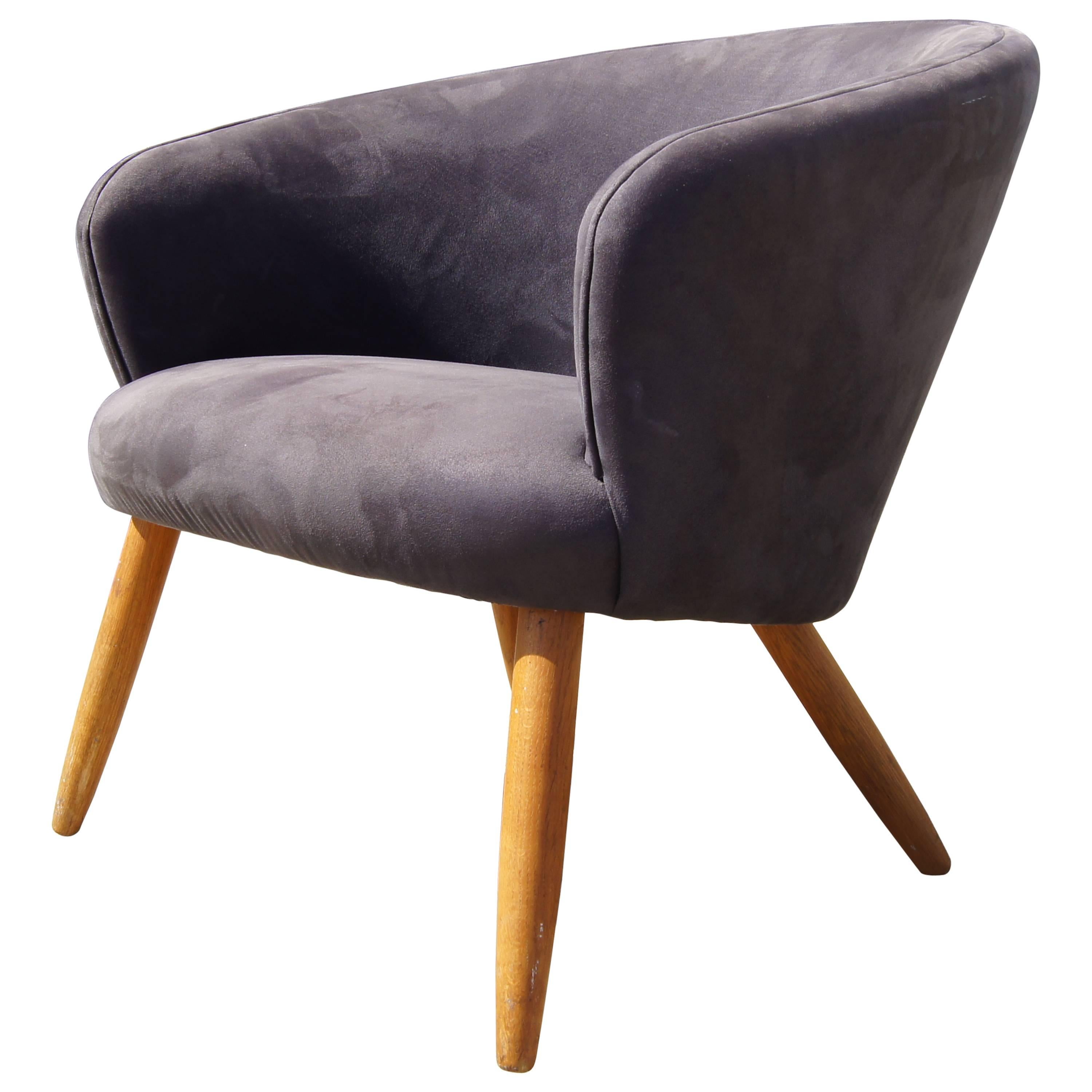 Danish Modern Lounge Chair in the Style of Nanna Ditzel