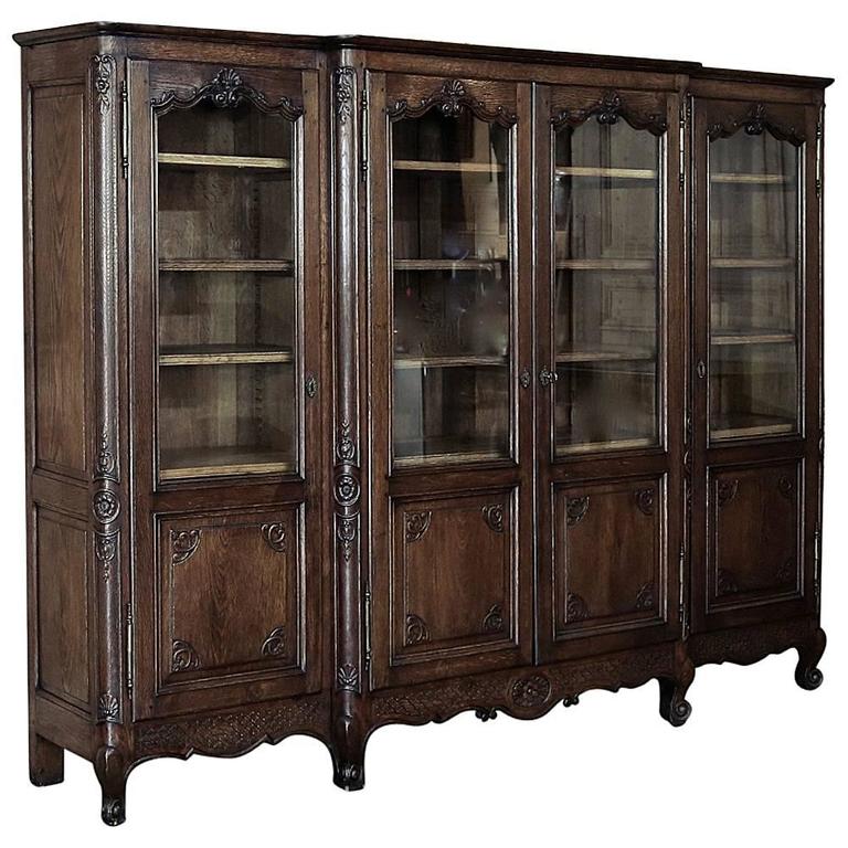 19th Century Country French Bookcase or Bibliotheque at 1stDibs