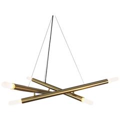 Brass Mobile Chandelier