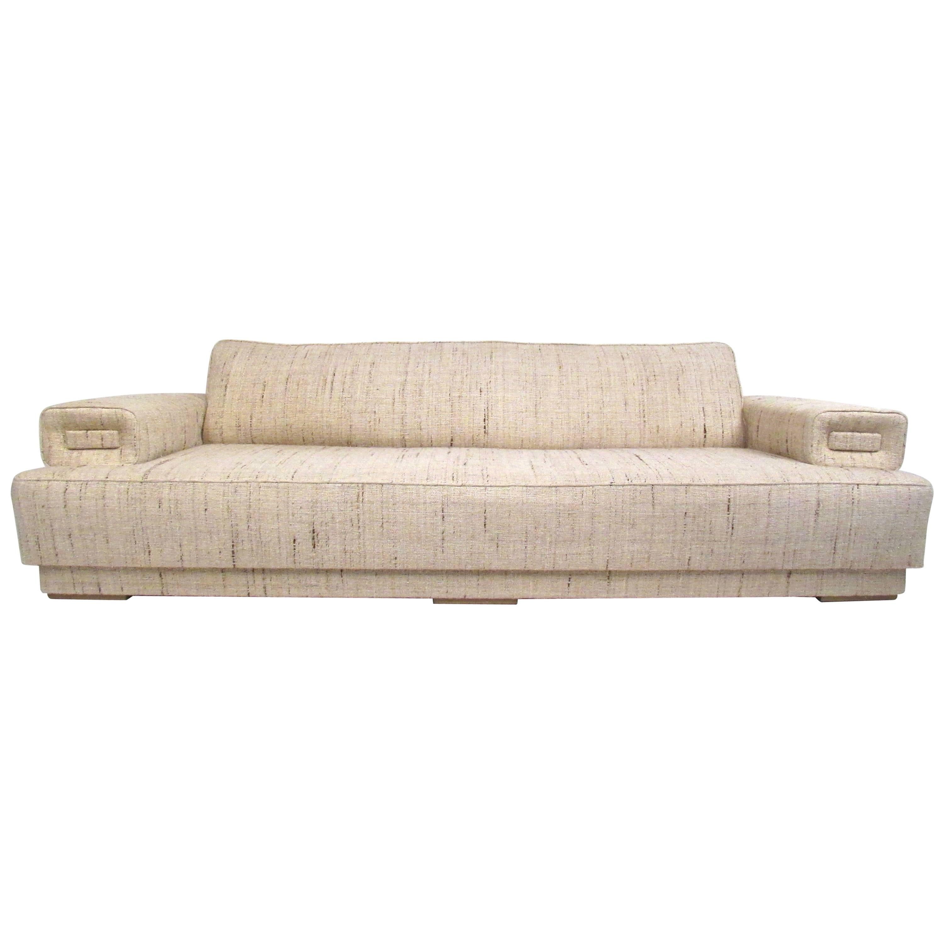 Large Vintage Sofa in the Style of Adrian Pearsall