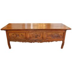 18th Century French Cherry Petrin Coffee Table