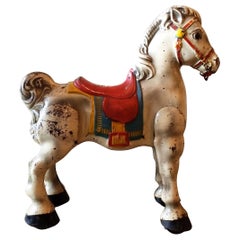 Vintage Mobo Toys Steel Riding Hobby Horse