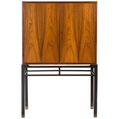 Jørgen Berg for Illums Bolighus, Rare Danish Rosewood Cabinet on Stand