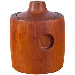 Teak Ice Bucket by Henning Koppel for Georg Jensen