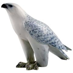 Royal Copenhagen, Porcelain Figurine in the Form of an Icelandic Falcon