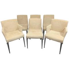 Set of Six B&B Italia Melandra Dining Chairs by Antonio Citterio