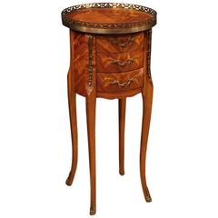 20th Century French Inlaid Nightstand