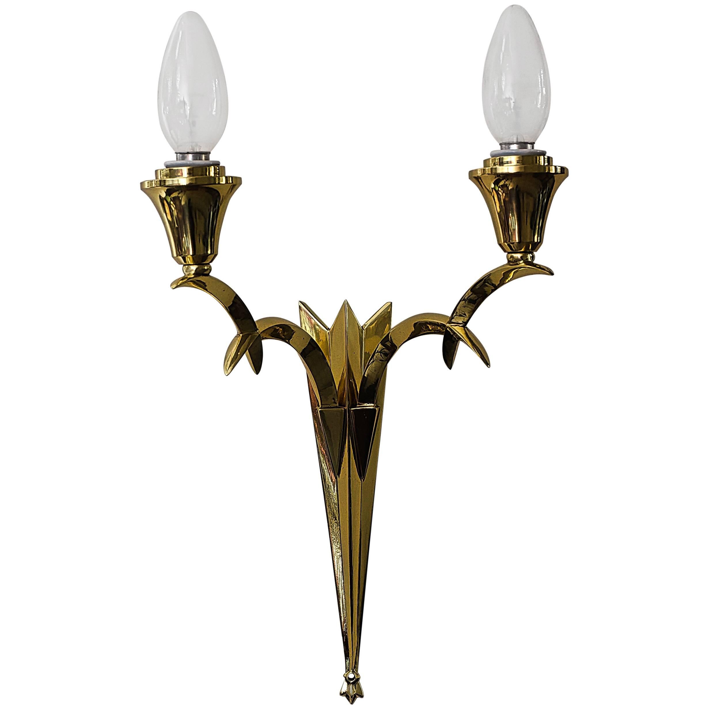 Wandlampe Art Deco Wien, 1920er Jahre