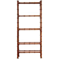 Vintage 1970s, Bookcase, Bamboo Style