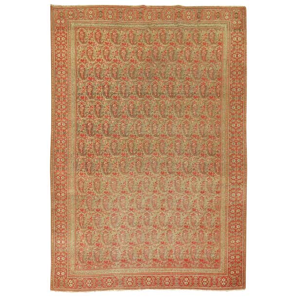 Antique Persian Dorokhsh Rug For Sale at 1stDibs