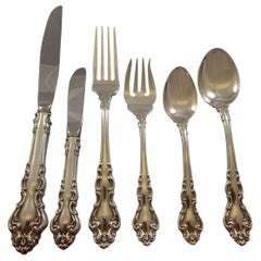 Spanish Baroque by Reed and Barton Sterling Silver Dinner Flatware Service 8 Set