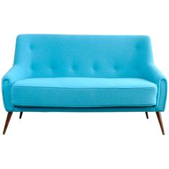 Austrian Mid-Century Two-Seat Sofa Attributed to Oskar Payer