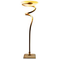 Vintage "Alfea" Floor Lamp Designed by Enzo Ciampalini and Edited by Lamp International